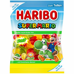 Подходящ за: Специален повод Haribo Super Mario желирани бонбони с кисели плодове 175 гр